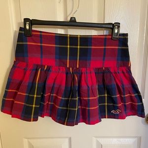 Hollister Plaid Pink Skirt NWT Size:7